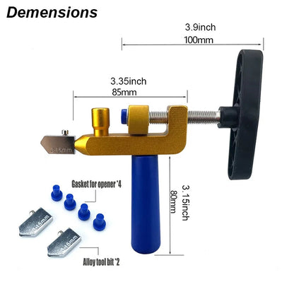 Ceramic Tile Breaker Knife with Diamond Roller Tool – Portable and Practical