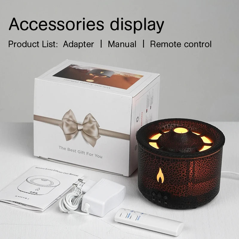 Creative Jellyfish Aroma Diffuser – 360ml Electric Diffuser for Essential Oils with Smoke Ring Effect for Home Fragrance and Relaxation