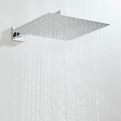 Crisp Shower Faucet System | 2-Way Rainfall Mixer with Hand Sprayer
