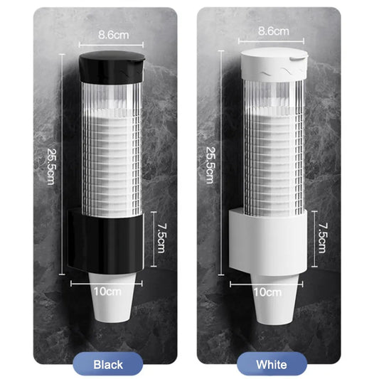 Cura Cup Holder | Automatic Dispensing, Wall Mount, High Capacity