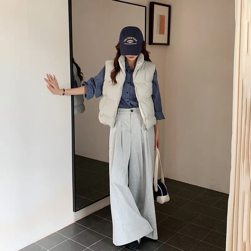 Dara Down Vest | Cropped Boxy, Lightweight Warmth