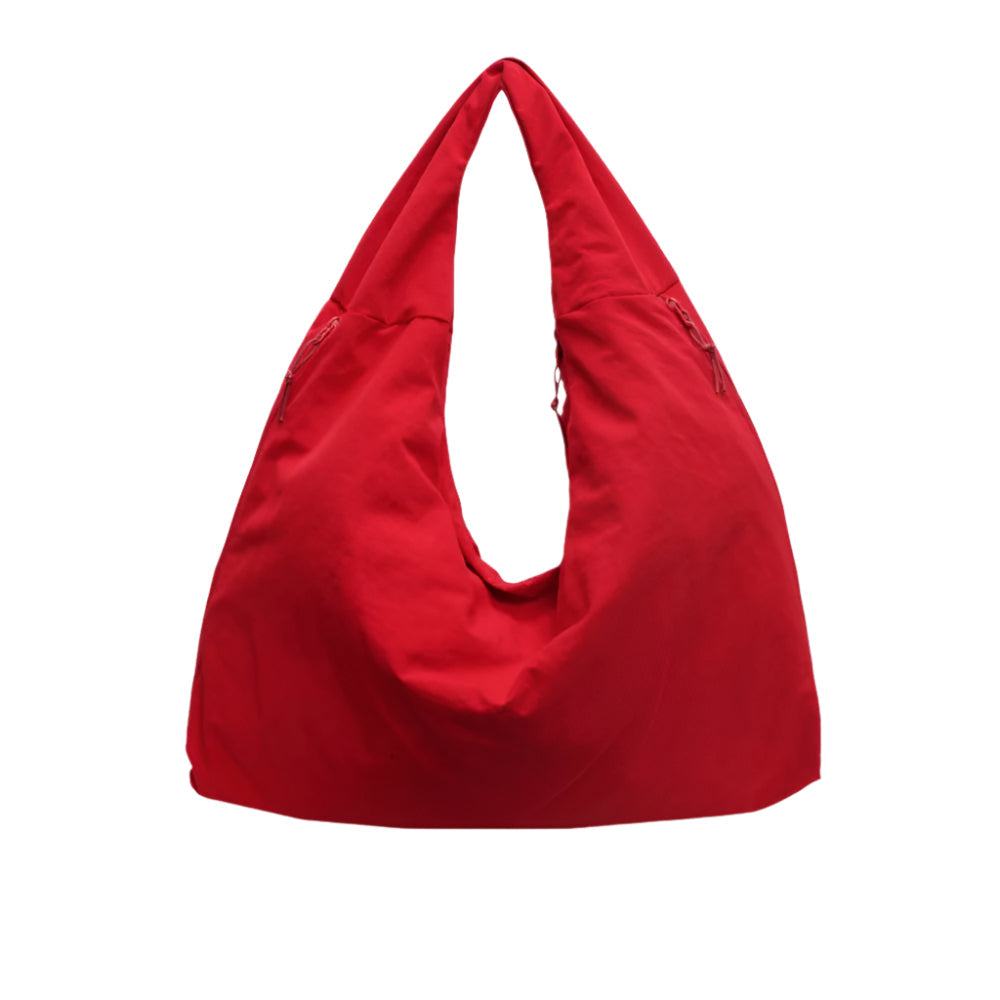 Sac Hobo Extra Large pour Femme en Nylon Recyclé – Sac Pratique et Écologique avec Poches et Bandoulière Confortable
