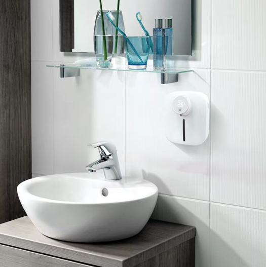 Distributeur de savon mural automatique avec capteur infrarouge – Rechargeable par USB et design sans contact