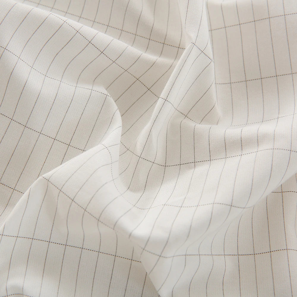 Drap-housse en coton 100 % avec conductivité argentée pour mise à la terre – Confort optimal, adapté aux lits king, queen et simple