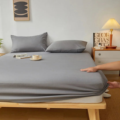 Drap-housse en coton 100 % avec conductivité argentée pour mise à la terre – Confort optimal, adapté aux lits king, queen et simple