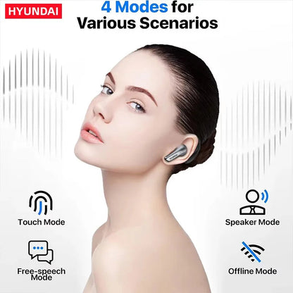 Écouteurs sans fil TWS Bluetooth avec microphone intégré et recharge sans fil – Son de haute qualité, idéal pour le sport et l’usage quotidien