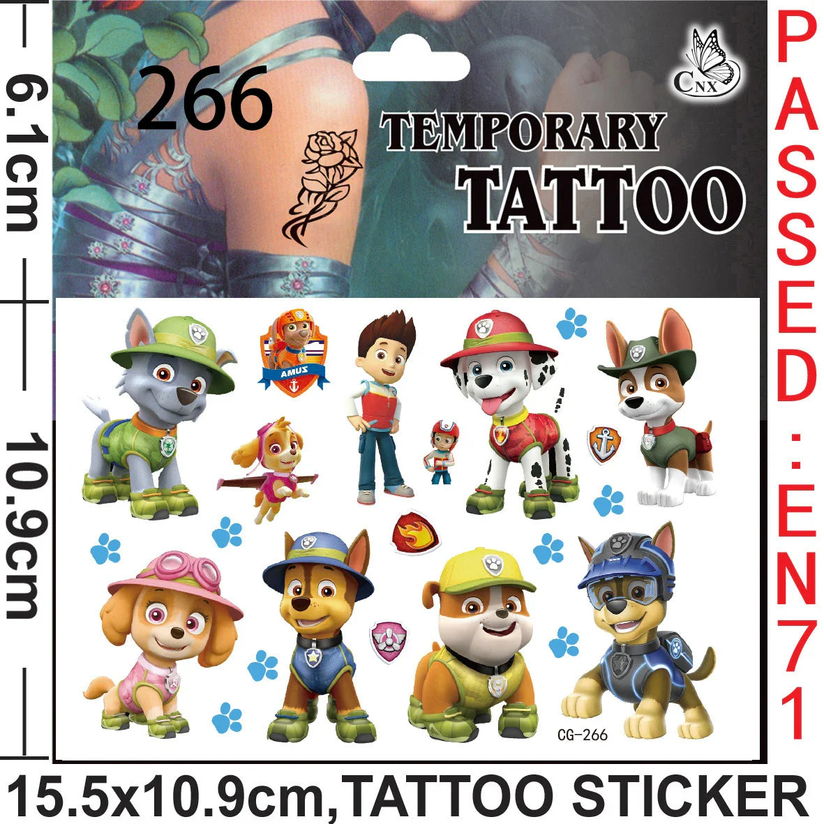 Paw Patrol Birthday Gift Set with Stickers, Bracelets, and Gift Bags for Children – 10 Pieces