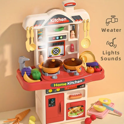 Interactive Kitchen Play Set for Children with Sound and Light Effects – Educational Toy for 3 Years and Up
