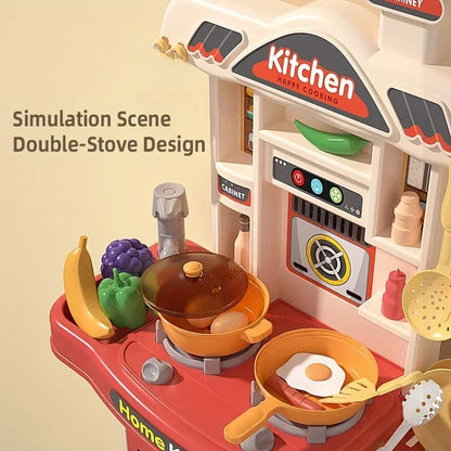 Interactive Kitchen Play Set for Children with Sound and Light Effects – Educational Toy for 3 Years and Up