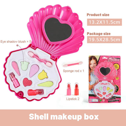 Children's Makeup Toy Set – Simulation Kit with Lipstick and Eyeshadow in Safe and Durable Plastic