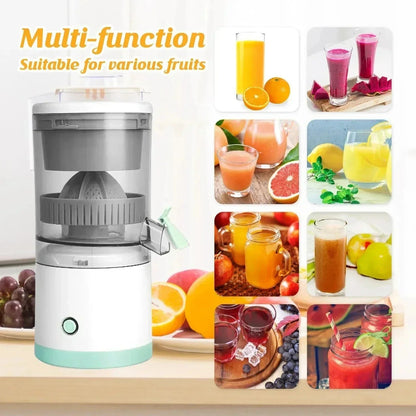 Extracteur de jus électrique portable USB pour agrumes - 400 ml, conception en spirale, séparation des résidus