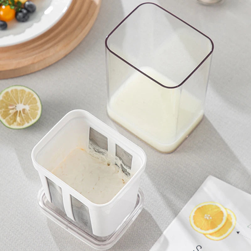 Filtre à yaourt en acier inoxydable pour séparation du petit-lait – Passoire durable et pratique