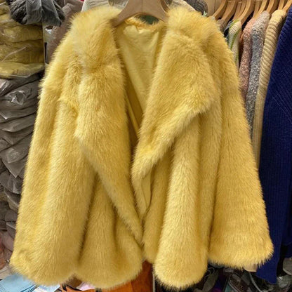 Fina Fur Coat | Oversized Plush Design