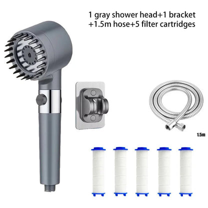 Fina Shower Filter Head | Multi-Mode Massage Function