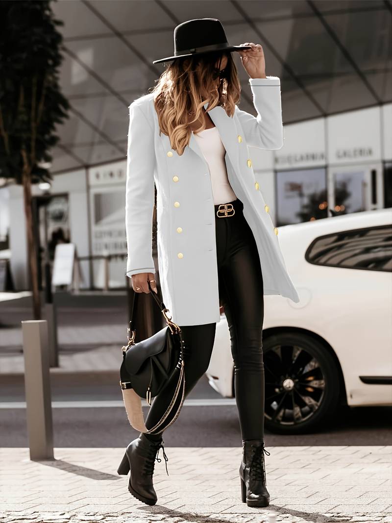 Fina Wool Coat | Double Breasted, Insulated