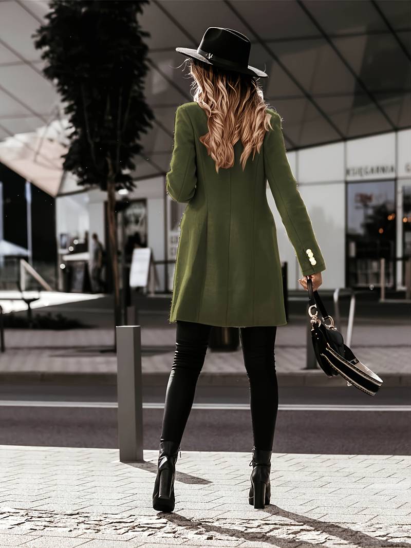 Fina Wool Coat | Double Breasted, Insulated