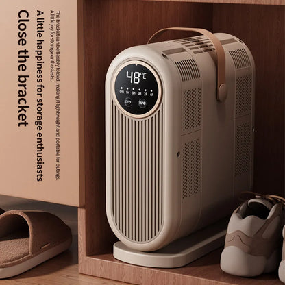 Sèche-chaussures électrique pliable avec minuterie – Chauffe-chaussures domestique intelligent et chauffage portatif