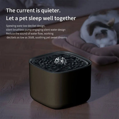 Fontaine à eau pour animaux 3L - Distributeur silencieux et facile à nettoyer