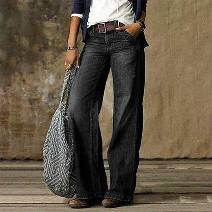 Pantalon fluide élégant pour femme, ajusté sur mesure avec détails saisissants – Confortable et polyvalent