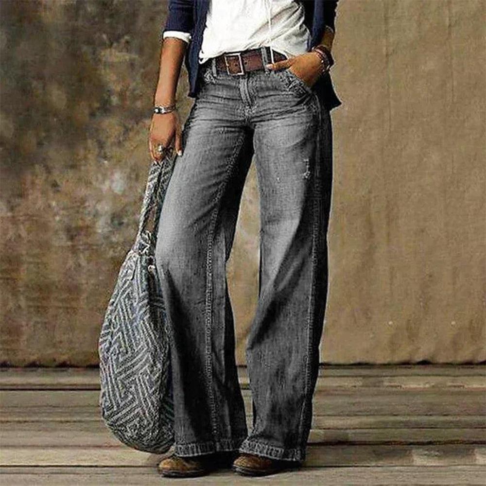 Pantalon fluide élégant pour femme, ajusté sur mesure avec détails saisissants – Confortable et polyvalent