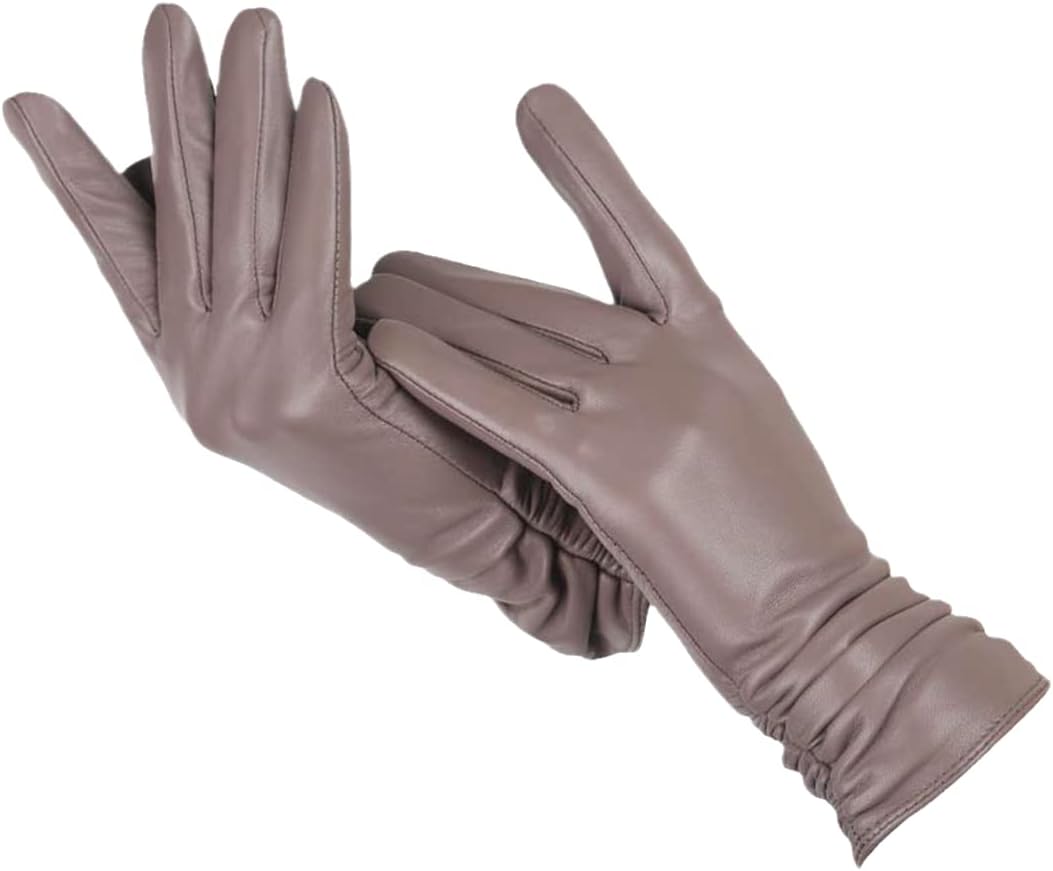 Gants en Cuir Femme Doux avec Doublure en Laine – Élégance et Confort pour Hiver 9