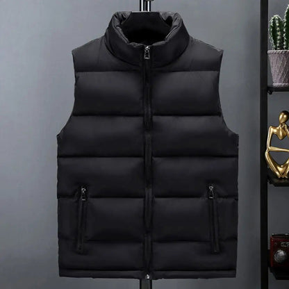 Veste matelassée légère pour homme avec col montant - Idéale pour le printemps et l'automne