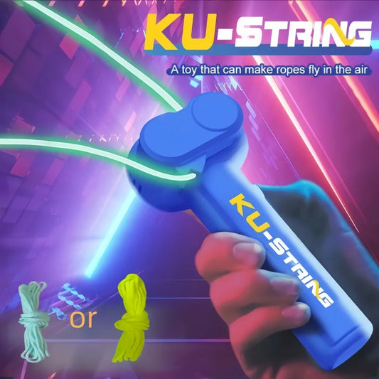 Glow-in-the-Dark Electric Rope Thruster for Outdoor Play – Creative Decompression Toy for Cats and Pets