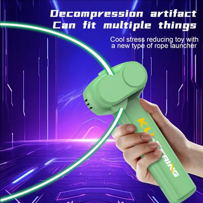 Propulseur électrique à corde phosphorescente pour jeux en plein air – Jouet créatif de détente pour chats et animaux de compagnie