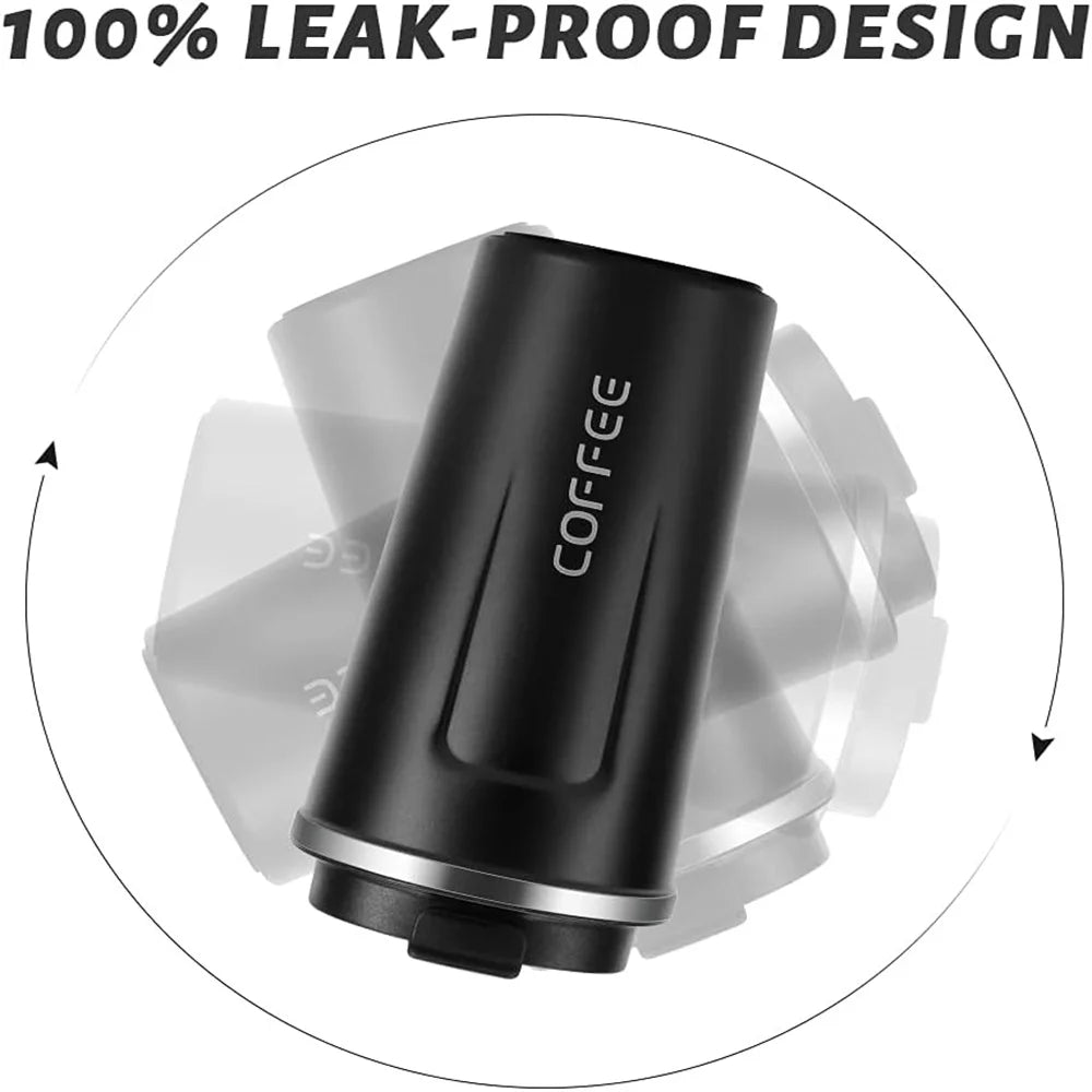 Stainless Steel Insulated Tumbler with Temperature Display – Waterproof Travel Mug 380ml 510ml