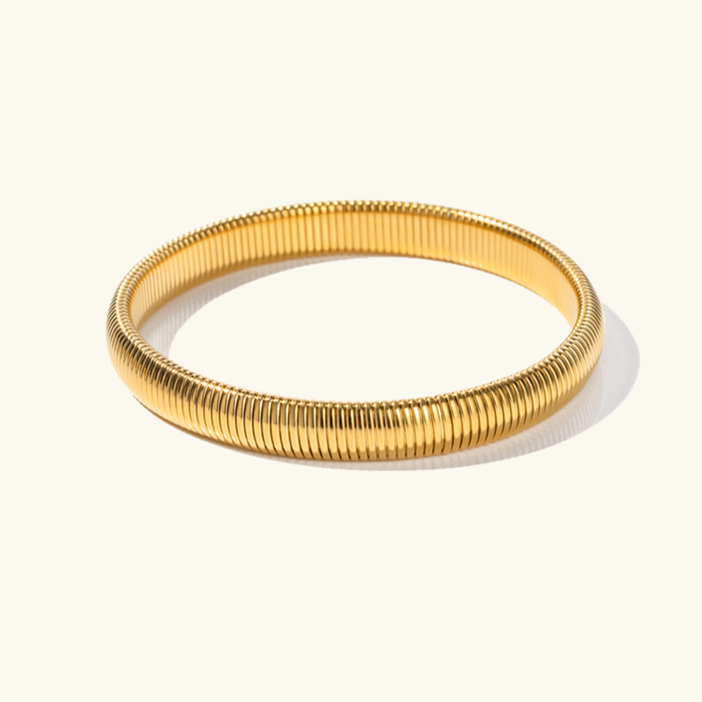 Bracelet en or pour femme Taille S/M/L Acier inoxydable Hypoallergénique Chic et élégant