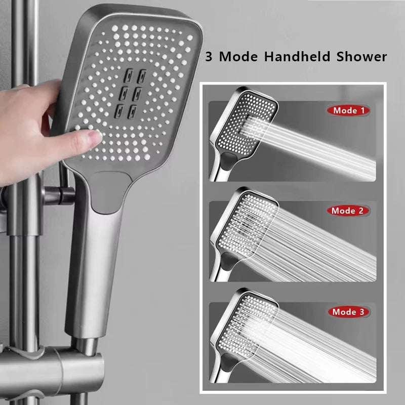 Gryphon Shower Set | Anti-Rust, Wall-Mounted