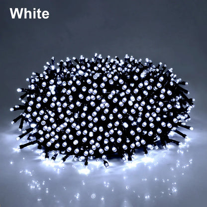 Waterproof LED String Lights for Outdoor Decoration – 50M to 100M, 8 Lighting Modes
