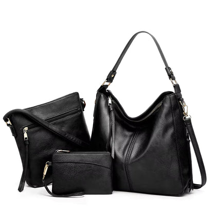 2 in 1 PU Leather Handbag for Women – Elegant and Practical, Dimensions 35x28x13 cm, Ideal for Daily Use and Outings