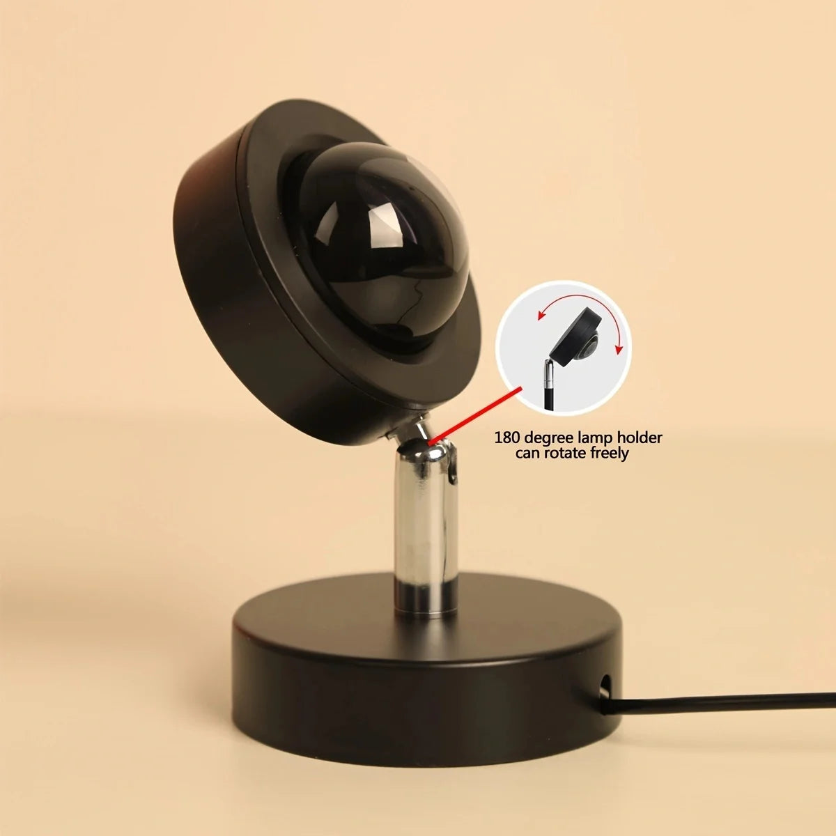 Hera LED Projector | USB Powered, Heart-Shaped Light Decor