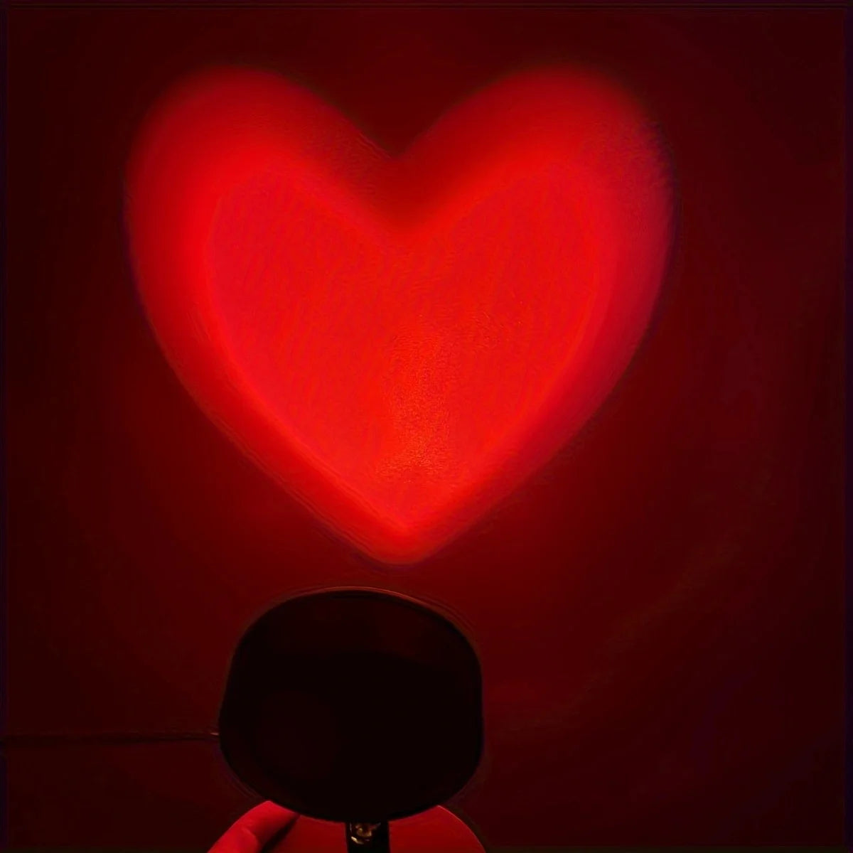 Hera LED Projector | USB Powered, Heart-Shaped Light Decor