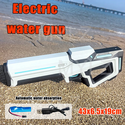 Pistolet à eau électrique haute pression pour enfants – Parfait pour les jeux d'été à la piscine