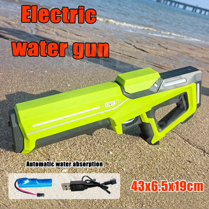 Pistolet à eau électrique haute pression pour enfants – Parfait pour les jeux d'été à la piscine