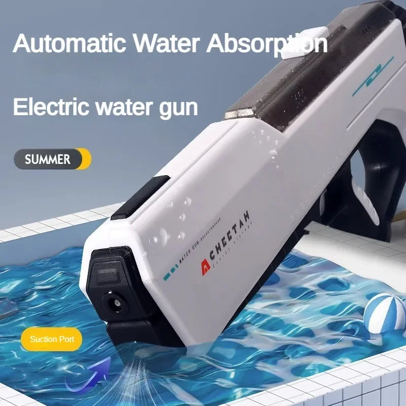 Pistolet à eau électrique haute pression pour enfants – Parfait pour les jeux d'été à la piscine