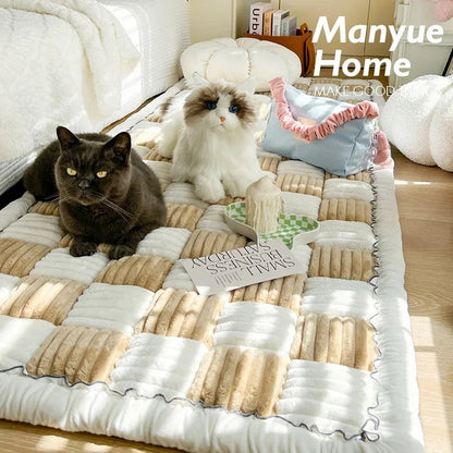 Housse de protection pour canapé de jardin en peluche épaisse – Antidérapante, lavable, confort supérieur pour animaux de compagnie