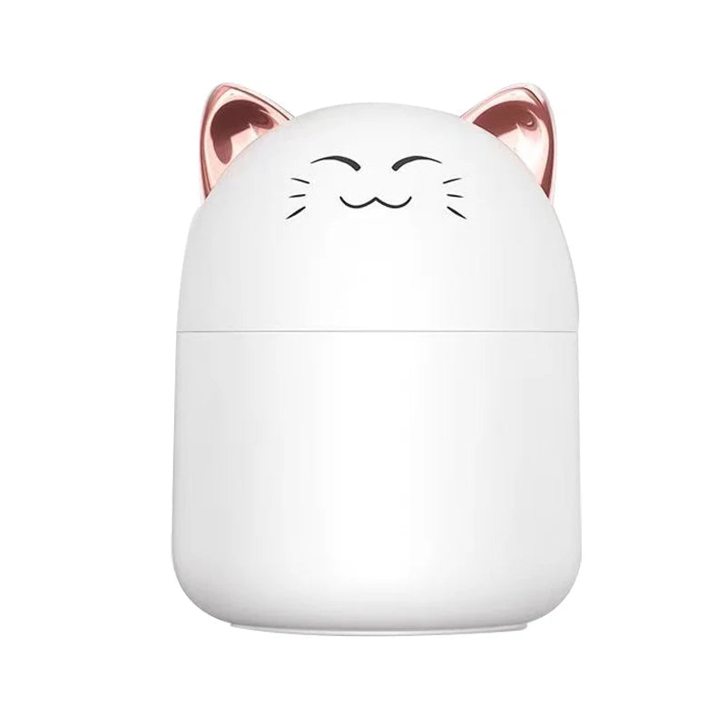 Mini USB Silent Air Humidifier for Room - Effective Humidification with Ambient Lighting and Compact Portability