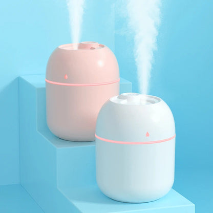 Mini humidificateur d'air portatif à ultrasons USB avec lampe DEL – Diffuseur d'arômes pour pièce et voyage