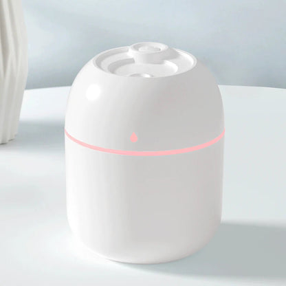 Mini humidificateur d'air portatif à ultrasons USB avec lampe DEL – Diffuseur d'arômes pour pièce et voyage