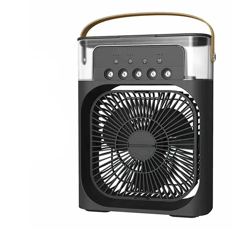Humidificateur d'air mini USB 3 en 1 avec ventilateur rafraîchissant et veilleuse