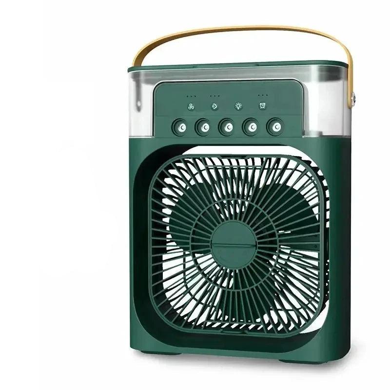 Humidificateur d'air mini USB 3 en 1 avec ventilateur rafraîchissant et veilleuse