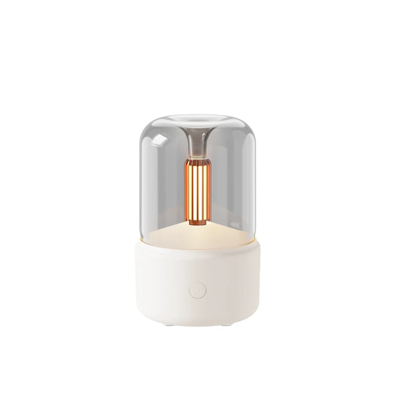 Humidificateur de bureau USB avec fonction d'aromathérapie et éclairage d'ambiance