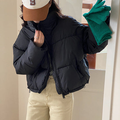 Ivy Cropped Puffer Coat | Boxy Polyester, Lightweight Warmth