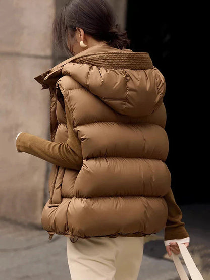 Ivy Puff Vest | Hooded, Down Insulated