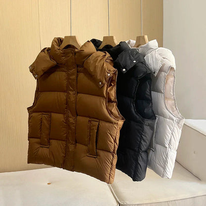 Ivy Puff Vest | Hooded, Down Insulated
