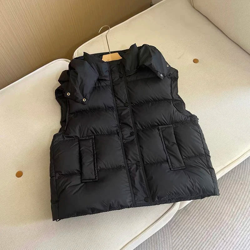 Ivy Puff Vest | Hooded, Down Insulated