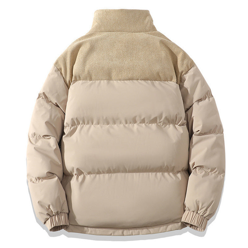 Ivy Puffer Coat | Insulated Cotton, Stand Collar